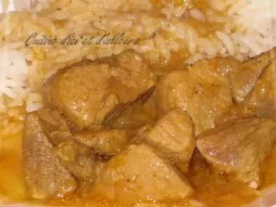 Saute de porc au curry