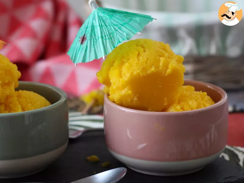 Sorbet mangue citron vert avec seulement 3 ingrédients et prêt à déguster en 5 minutes! - photo 6