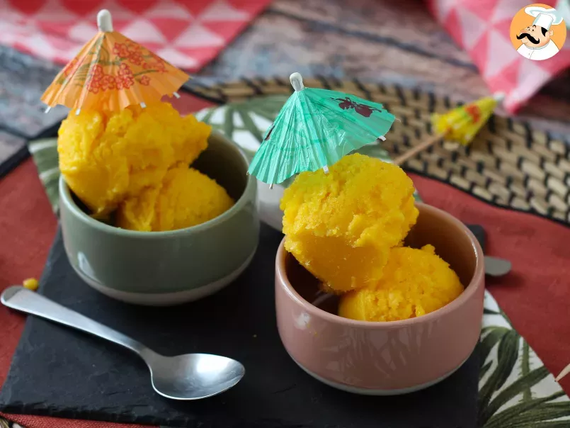 Sorbet mangue citron vert avec seulement 3 ingrédients et prêt à déguster en 5 minutes! - photo 7