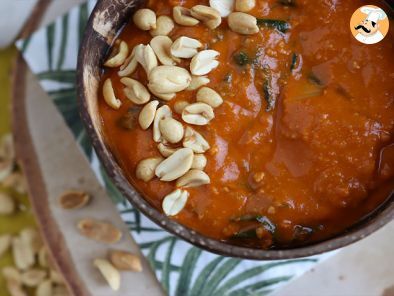 Soupe africaine: tomate, cacahuète et blettes - African Peanut soup, photo 2