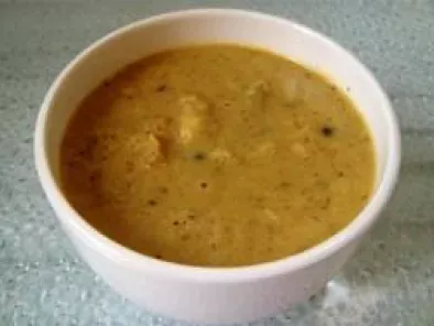 soupe au poulet à l'indienne