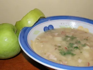 Soupe aux haricots blanc, bacon et pomme granny smith - photo 2