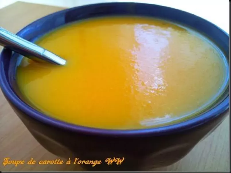 Soupe de Carotte à l' Orange WW