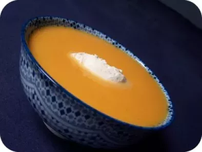 Soupe de carotte au Boursin 3 poivres - 1pt/pers