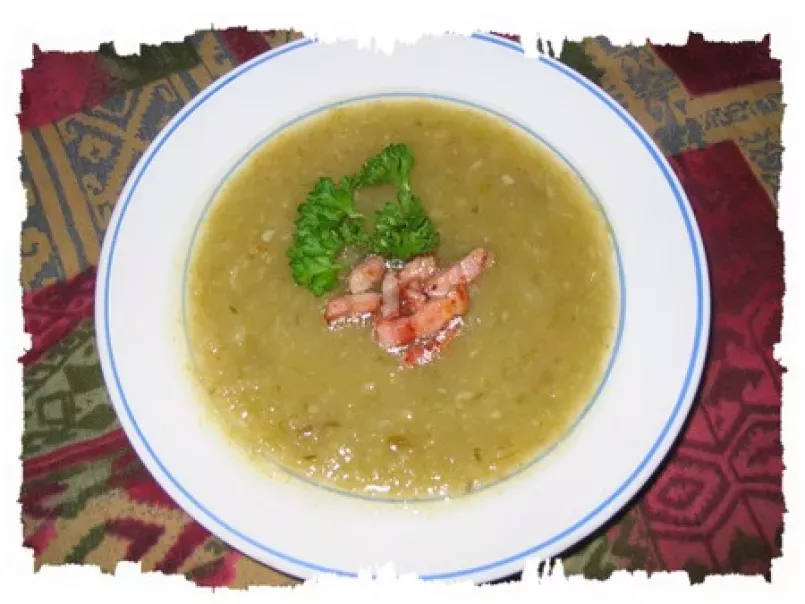 Soupe de légumes en vert et blanc sans féculents (M)