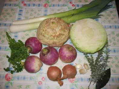 Soupe de légumes en vert et blanc sans féculents (M) - photo 3