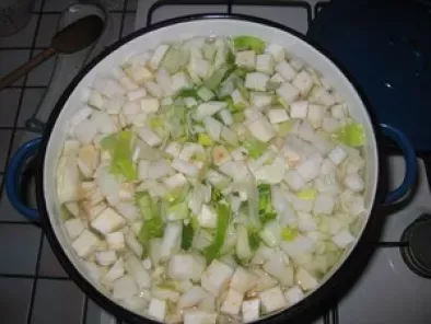 Soupe de légumes en vert et blanc sans féculents (M) - photo 4