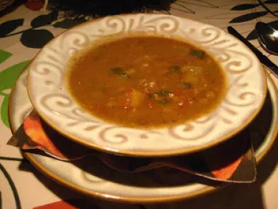 Soupe de lentilles aux légumes et à la citrouille - photo 3