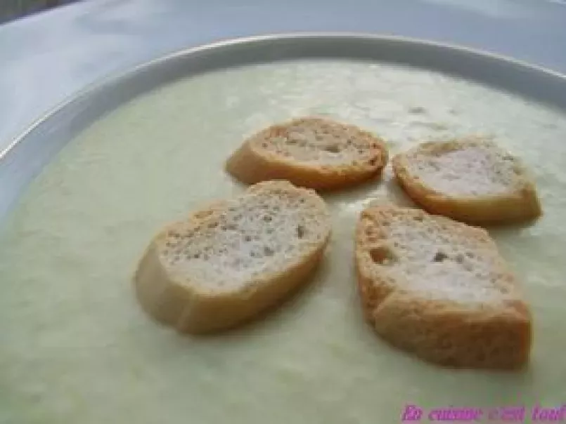 Soupe de poireaux au lait de coco - photo 3