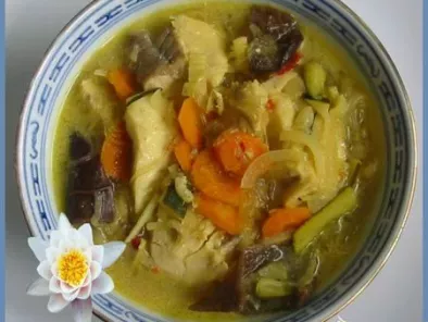 Soupe de Poisson au Curry et Lait de Coco