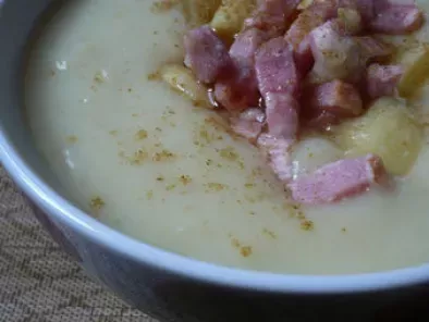 Soupe de pommes de terre aux lardons et cumin - photo 2