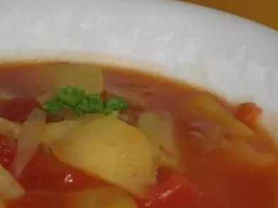 Soupe pommes de terre - fenouil et pastis