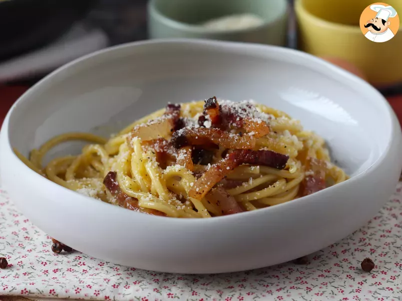 Spaghetti alla carbonara, la vraie recette italienne des carbo'!