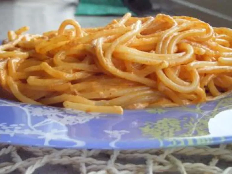 Spaghetti sauce crémeuse au paprika. - photo 3