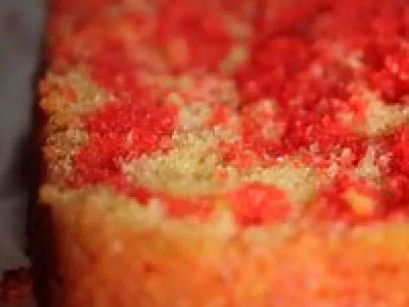 Sponge cake marbré à la crème pâtissière