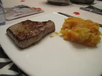 Steak à la purée de carotte au gingembre - photo 2
