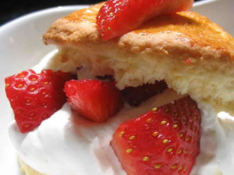 Strawberry shortcake au mascarpone