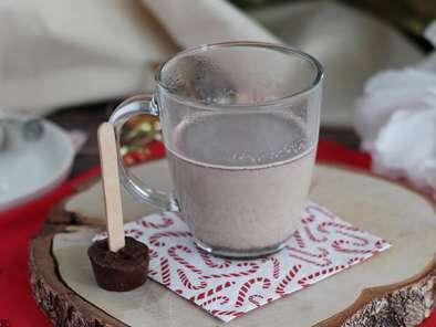 Sucettes pour chocolat chaud: chocolat noir + Carambar - photo 3