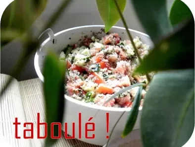 Taboulé au fonio ! Gluten et lactose free