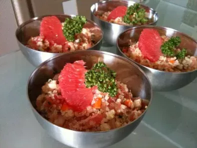 Taboulé de la mer au quinoa
