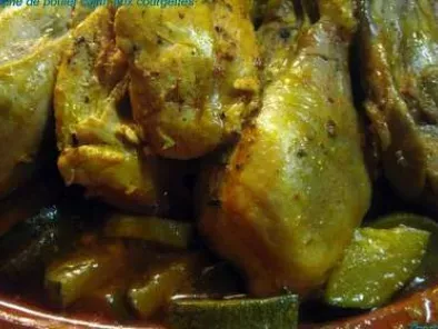 Tajine de poulet cajun aux courgettes et légumes gourmands - photo 2