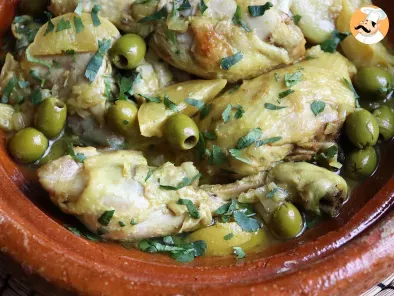 Tajine de poulet, citron et olives (hyper facile à faire !) - photo 2