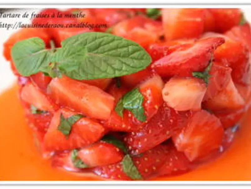 Tartare de fraises à la menthe - photo 2