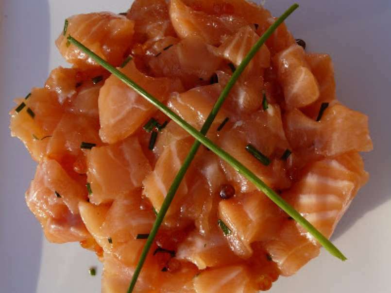 Tartare de saumon aux lentilles vertes du Puy et croquettes de lentilles - photo 2