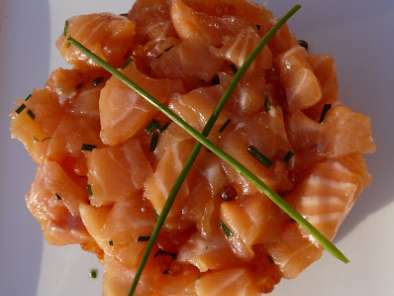 Tartare de saumon aux lentilles vertes du Puy et croquettes de lentilles - photo 2