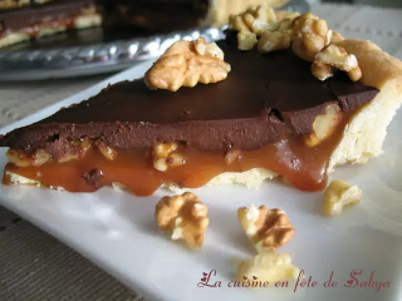 Tarte au chocolat, au caramel et aux noix de Grenoble, HIT # 1