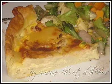 Tarte au chou fleur et fromage à raclette - photo 2