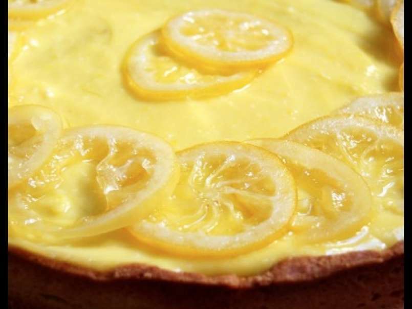 Tarte au citron praliné
