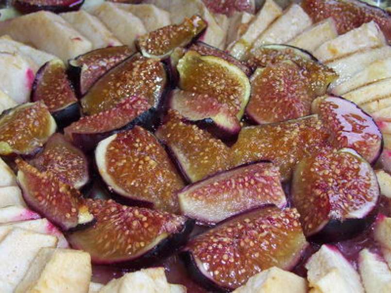 Tarte aux figues et pommes et sirop d'érable - photo 2
