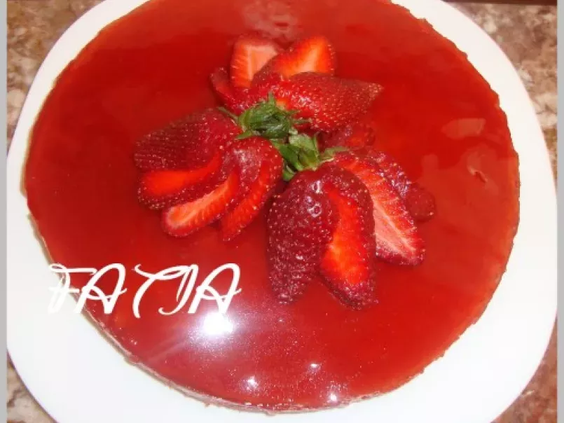 Tarte aux fraises et sa gelée miroir - photo 2