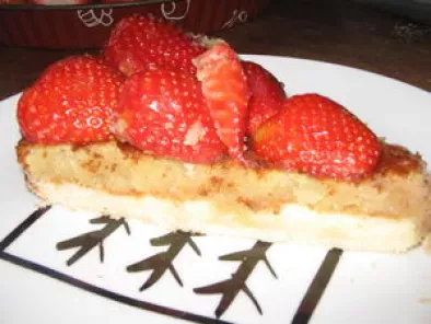Tarte fraises-frangipane