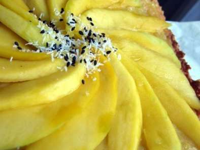 Tarte Mango-Lemon curd sur macaron Coco - photo 2