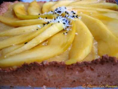 Tarte Mango-Lemon curd sur macaron Coco - photo 3