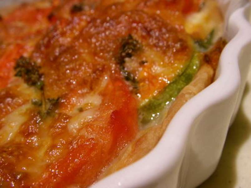 Tarte rustique Tomates - Courgettes - Mozzarella - photo 3