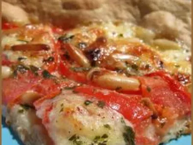 Tarte tomate - mozza - basilic