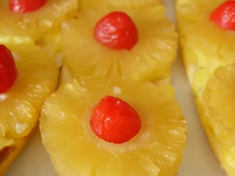 Tartelettes Ananas-Bigarreau