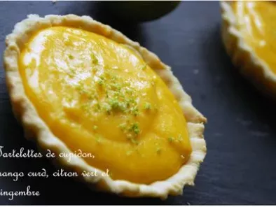 Tartelettes de cupidon : mango curd, citron vert et gingembre - photo 2