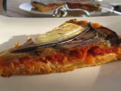 Tatin de saumon aux aubergines et mozzarella - photo 2