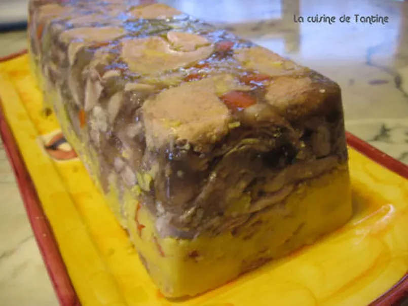 Terrine de poulet, foie gras au Banyuls - photo 3