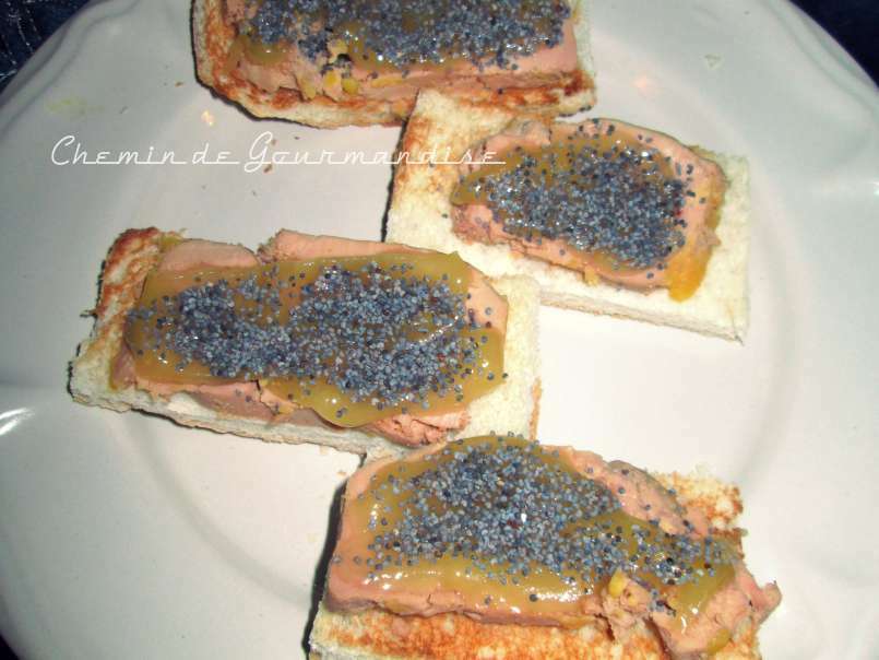 Toast foie gras, miel & graines de pavots - photo 3