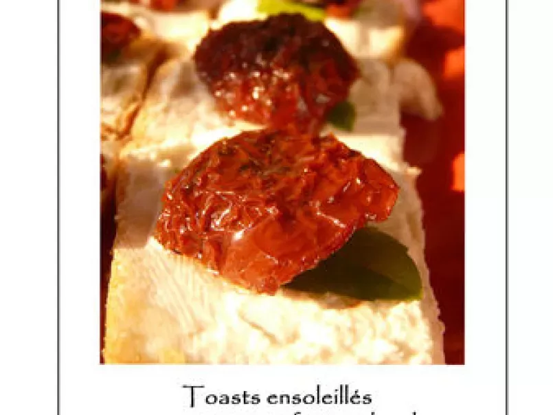 Toasts ensoleillés aux tomates confites et au basilic - photo 2