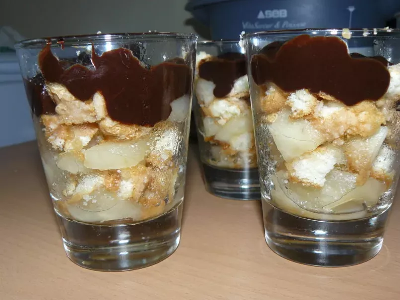 Trifle poire-chocolat