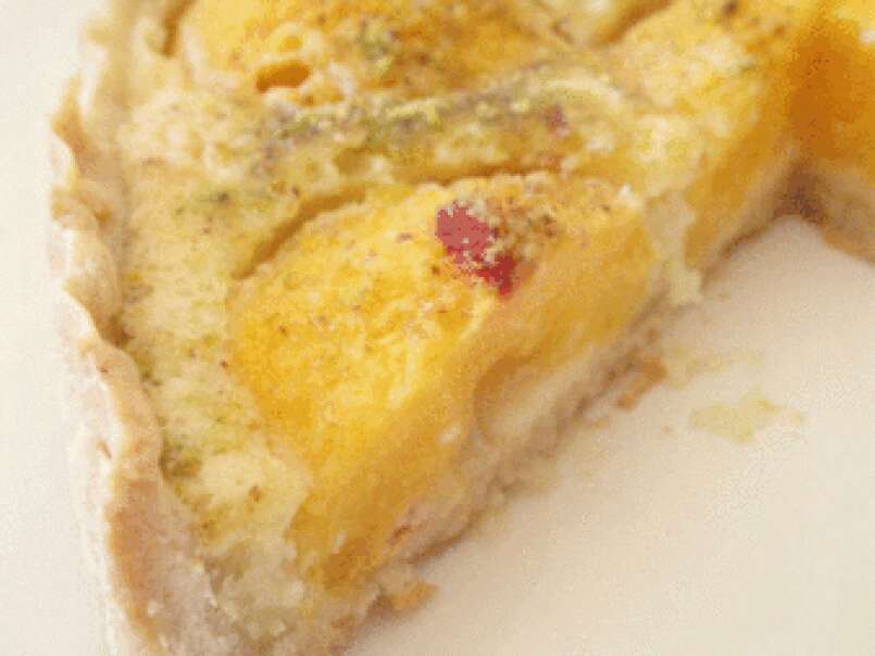 Un Amour de tarte aux pêches, crème d'amandes à l'eau de rose - photo 3