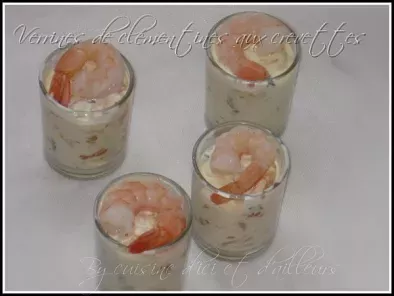 Verrines de clémentines aux crevettes - photo 2