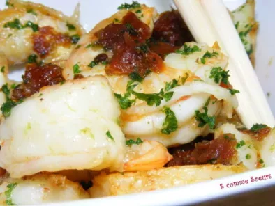 Wok de Crevettes épicées aux tomates séchées - photo 2
