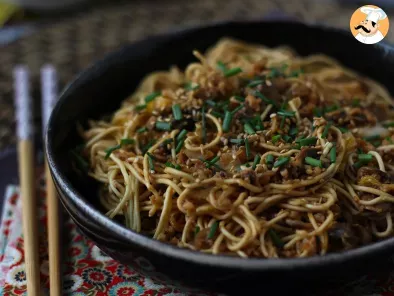 Wok de nouilles chinoises (légumes et protéines de soja texturées) - photo 2